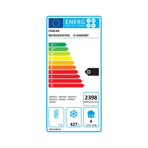 Zamrzovalna Omara FORCAR G-GN650BT